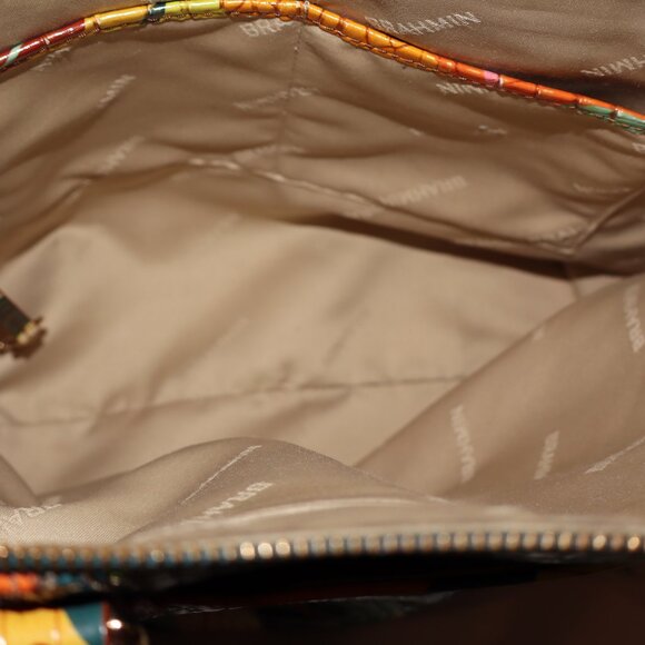 Brahmin Large Duxbury Retro Jungle Melbourne satchel with shoulder strap EUC - Picture 9 of 11